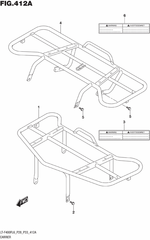 CARRIER (LT-F400FL6 P28)