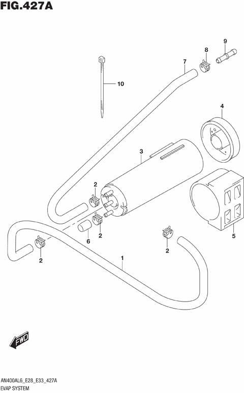 EVAP SYSTEM (AN400AL6 E33)