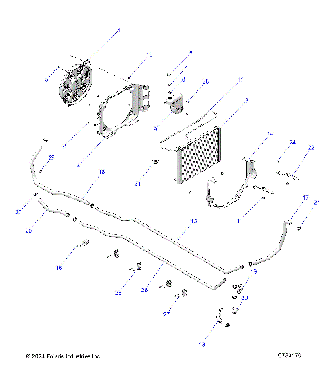 ENGINE, COOLING SYSTEM - R19RSU99A9/AD/B9/BD (C733470)