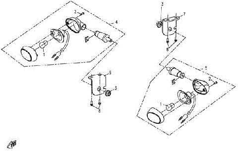 FRONT TURN LIGHT  (BUMPER WITHOUT DECORATION COVER )