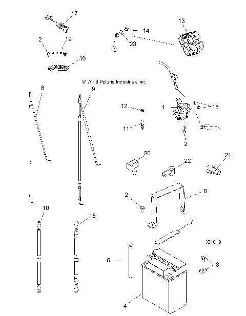 ELECTRICAL, BATTERY - A17DAA57F5 (101010)