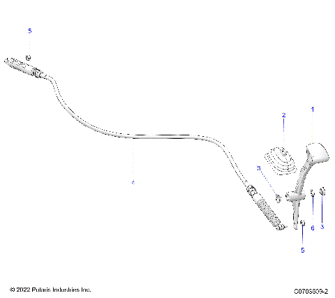 DRIVE TRAIN, GEAR SELECTOR - G25G4E99 (C0703609-2)