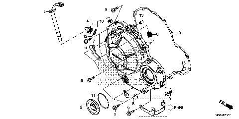 RIGHT CRANKCASE COVER
