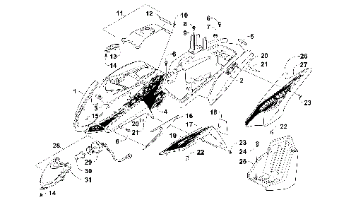 BODY PANEL AND HEADLIGHT ASSEMBLY [300511]