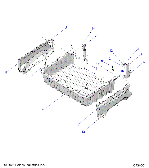 BODY, BOX - R26RRED4FB/CB/CP (C734001)