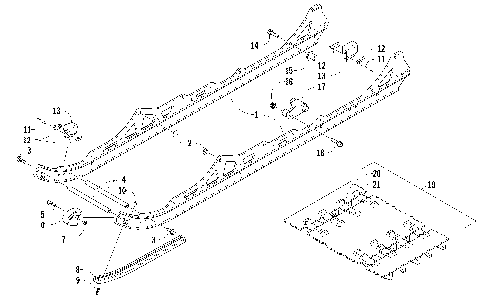 SLIDE RAIL AND TRACK ASSEMBLY [94875]