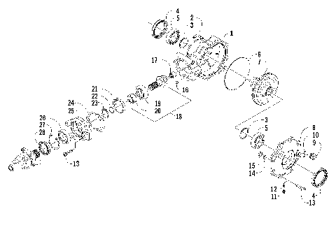 REAR DRIVE GEARCASE ASSEMBLY [85981]