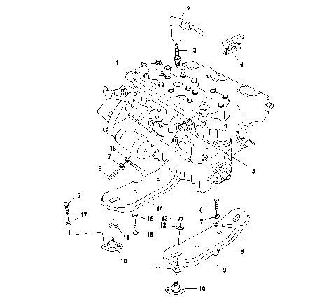 ENGINE MOUNTING - B994978 (4951515151b001)