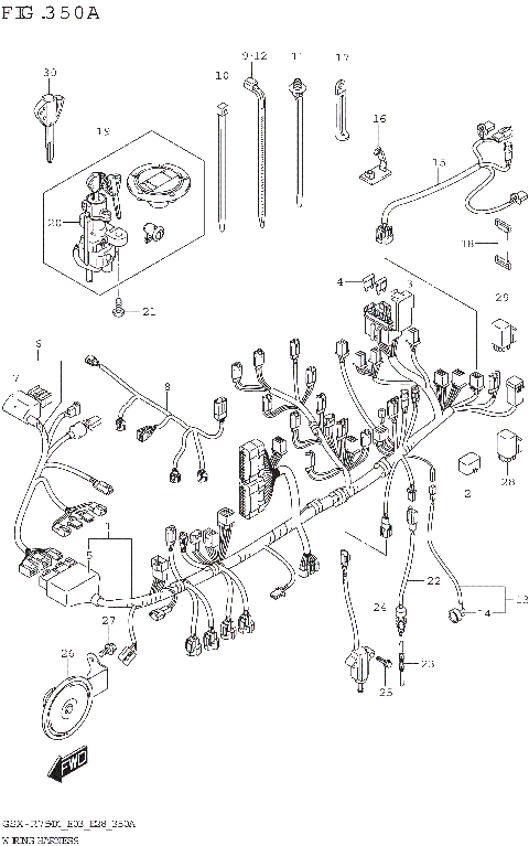 WIRING HARNESS (E03,E28)