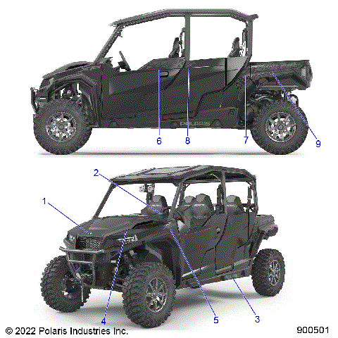 BODY, DECALS - G23GMK99AJ/BJ (900501)
