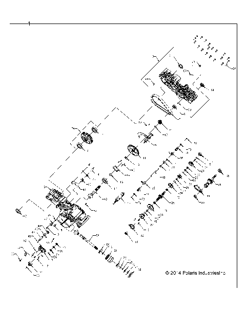 DRIVE TRAIN, MAIN GEARCASE - A18SEA57F1/SEE57F1/7 (49ATVGEARCASE1333181)