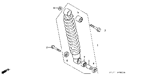REAR SHOCK ABSORBER