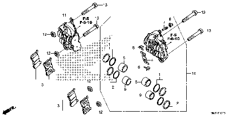 FRONT BRAKE CALIPER (1)