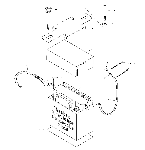BATTERY BOX - W005199D (4955825582B014)