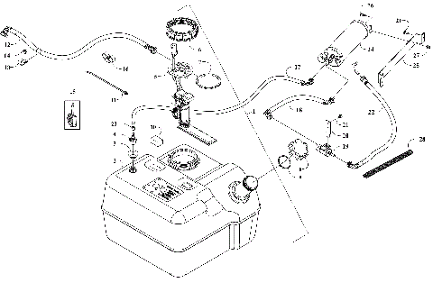 GAS TANK ASSEMBLY/FUEL VAPOR RECOVERY [303177]