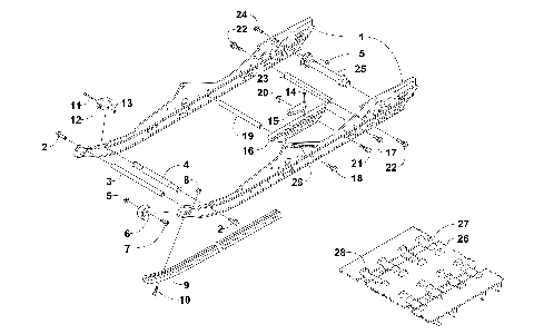 SLIDE RAIL AND TRACK ASSEMBLY [101936]