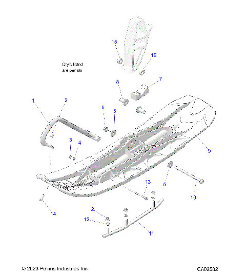 STEERING, SKI ASM. - S25CFF5TSL (C602502)