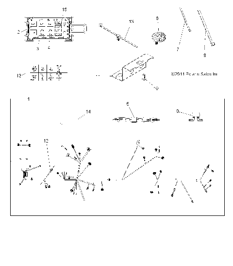 ELECTRICAL, HARNESS - A12ZN8EFK/EFO (49ATVHARNESS12SP850F)