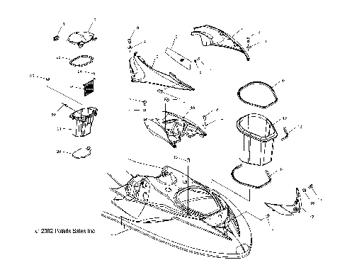 SHROUD and STORAGE - W035303CA/CB/IA/IB (4981068106A04)