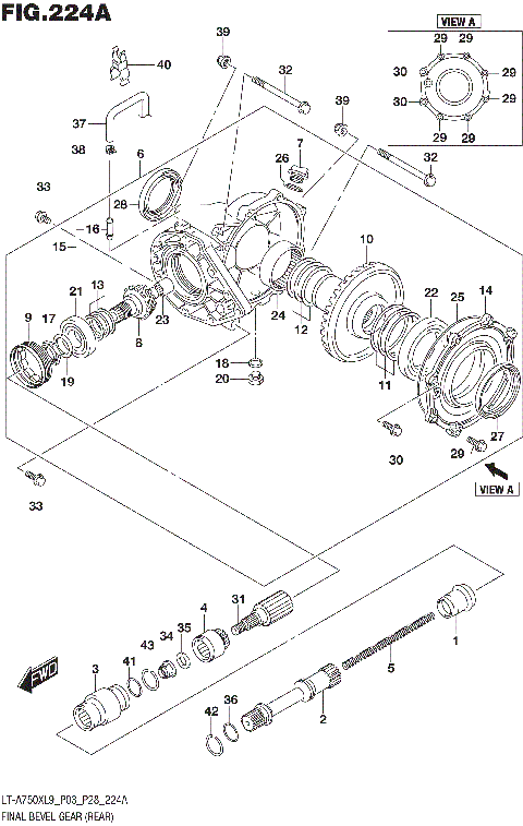 FINAL BEVEL GEAR (REAR)