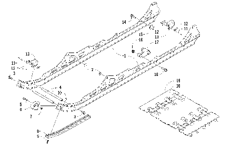 SLIDE RAIL AND TRACK ASSEMBLY [94756]