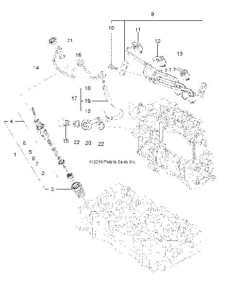 ENGINE, FUEL INJECTION VALVE - R14WH9EMD (49RGRVALVE11DCREW)