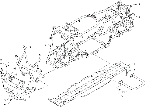 FRAME AND RELATED PARTS [303915]