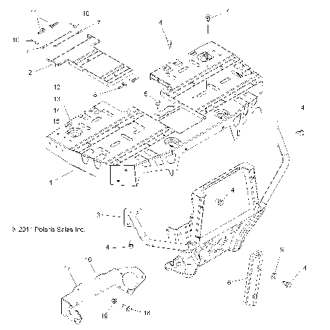 BODY, FRONT RACK and BRUSHGUARD - A14YN8EAJ/EAT (49MVBRUSHGRD12SP850)