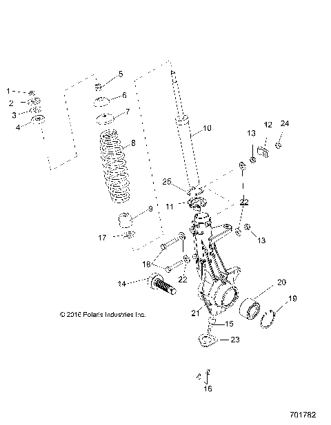 SUSPENSION, FRONT STRUT - R21RM250A1 (701782)