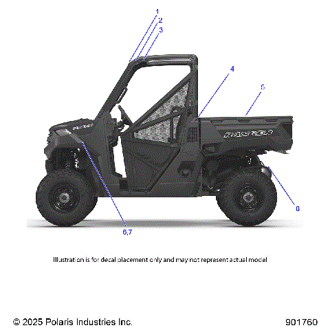 BODY, DECALS, GENERAL - R26TAA99A1/B1 (901760)