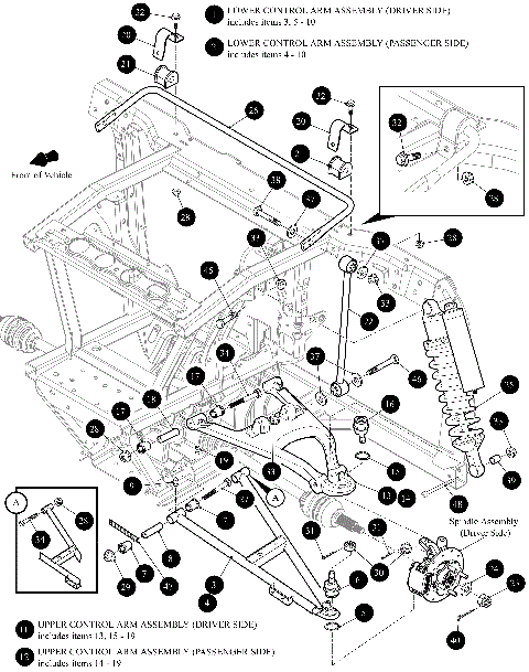 FRONT CONTROL ARM ASSEMBLY [302584]