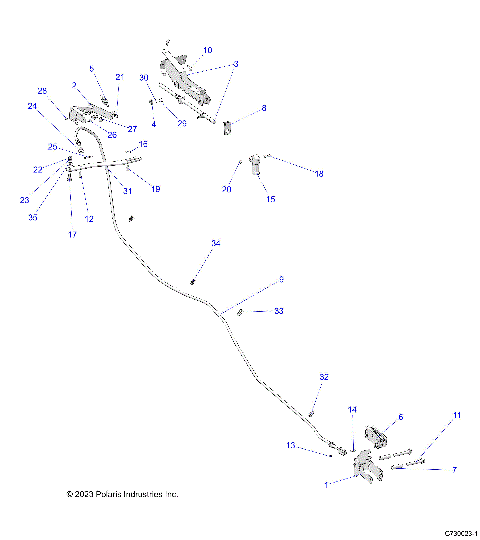 BRAKES, PARK BRAKE - R25TAE99FM/TAS99CM/EM/GM (C730023)