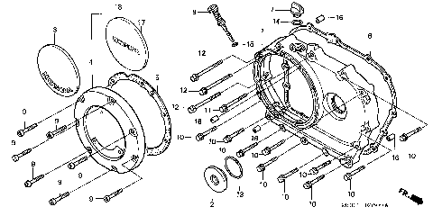 RIGHT CRANKCASE COVER