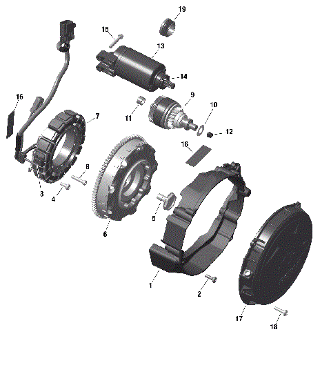 01- ROTAX - Magneto and Electric Starter