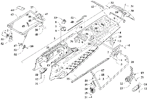 TUNNEL AND REAR RACK ASSEMBLY [102955]