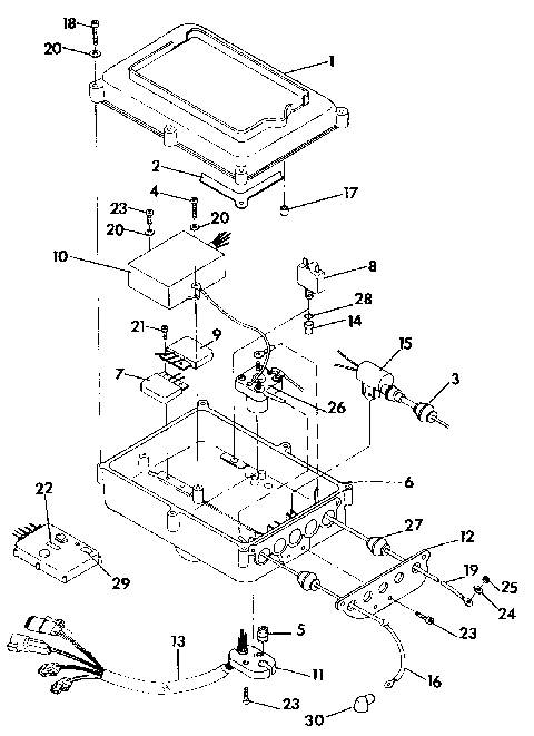 ELECTRICAL BOX SL 650/B924058 (4922922292021A)
