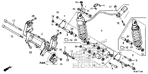 REAR SHOCK ABSORBER