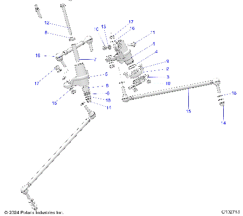 STEERING, IDLERS AND LINKS - A25SGE95PT (C102713)