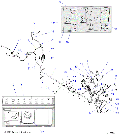ELECTRICAL, WIRE HARNESS, CHASSIS, PREMIUM - Z24RMD2KAH/AL/BH/BL (C703403)