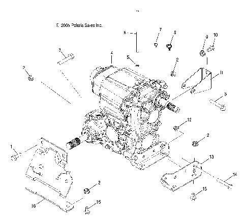TRANSMISSION MOUNTING - R07RF68AD/AF (4999202259920225B04)