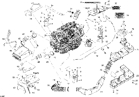 01- Engine And Air Intake Silencer