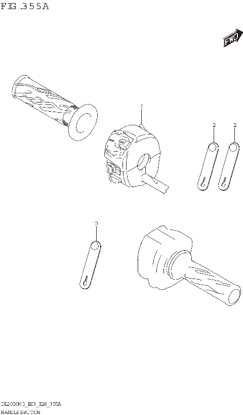 HANDLE SWITCH (DL1050RR)