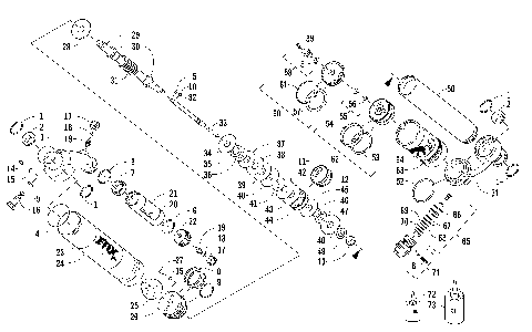 FRONT SUSPENSION SHOCK ABSORBER [98454]