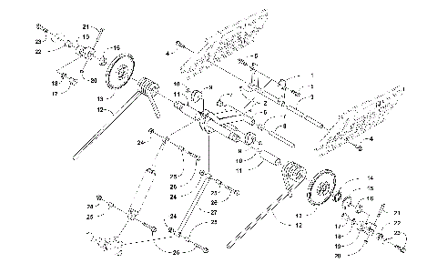 REAR SUSPENSION REAR ARM ASSEMBLY [104390]