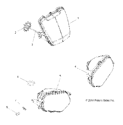 ELECTRICAL, HEADLIGHTS - A15S6A76FA (49ATVHEADLIGHT11SP500)