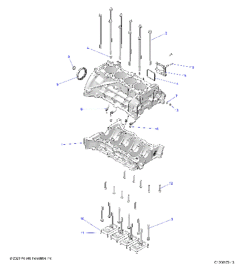 ENGINE, CYLINDER BLOCK - Z24RGC2KAH/BH (C1206172-13)