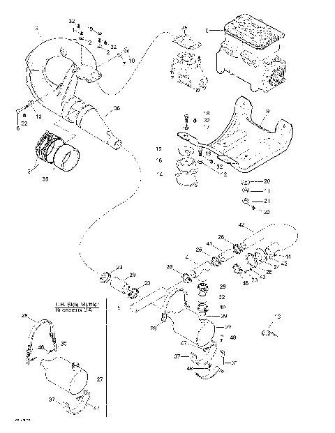 01- Engine Support And Muffler