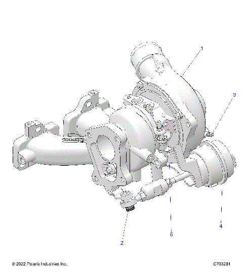 ENGINE, TURBO CHARGER - Z23R4D92AK/AS/BK/BS (C703284)