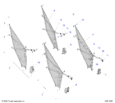 BODY, SIDE NETS - FULL SIZE CREW (C0811020)
