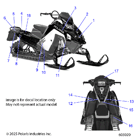 BODY, DECALS, BLACK SIDE PANEL - S26TFB6RS/6REA (603020)